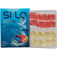 

Капсулы д/стир."SI:LA PODS COLOR" 16 шт