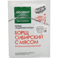 

Борщ "ХУДЕЕМ ЗА НЕДЕЛЮ"(сиб.с мясом)16г