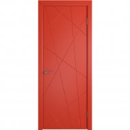 Дверь «Colorit» К5 ДГ Красная эмаль, 200х80 см