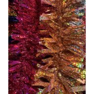 Мишура Юнипресс BY-135-15, красный, 2 м