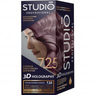 Крем-краска для волос «Studio Professional» темное розовое золото, тон 7.25, 115 мл