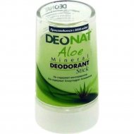 Дезодорант «Deonat» Кристалл стик, с соком Алоэ, зеленый, 60 г
