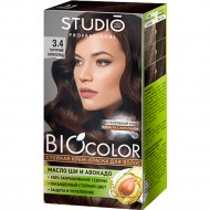Крем-краска для волос «Studio Professional» BIOcolor, горячий шоколад, тон 3.4, 115 мл
