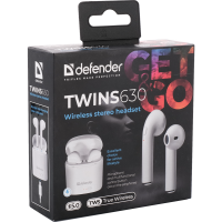 

Наушники bluetooth"DEFENDER"Twins630,wht