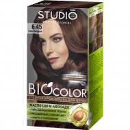 Крем-краска для волос «Studio Professional» BIOcolor, каштановый, тон 6.45, 115 мл