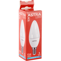 

Лампа светод. "ASTRA"(C37 5W E14 4000K)