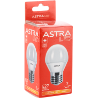 

Лампа светод."ASTRA"(G45 7W E27 3000K)