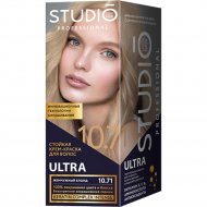 Крем-краска для волос «Studio Professional» Ultra, блонд жемчужный, тон 10.71, 115 мл