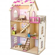 Игрушка «Кукольный дом с мебелью».