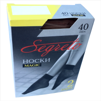 

Носки "SEGRETO" (magic 40,2п,23-25,брон)