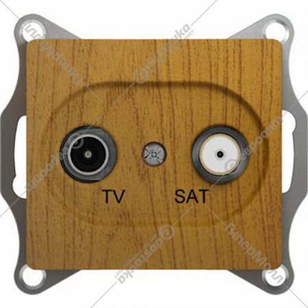 Розетка TV + SAT «Schneider Electric» Glossa, GSL000597