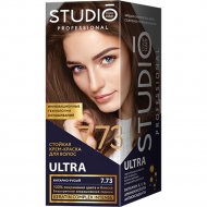 Крем-краска для волос «Studio Professional» Ultra, янтарно-русый, тон 7.73, 115 мл