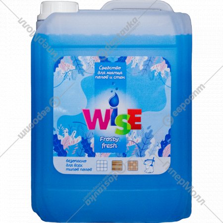 Средство для мытья полов и стен «Wise» Frosty fresh, 5 л