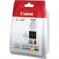 Картридж «Canon» CLI-451C/M/Y/BK многоцветный, 6524B004