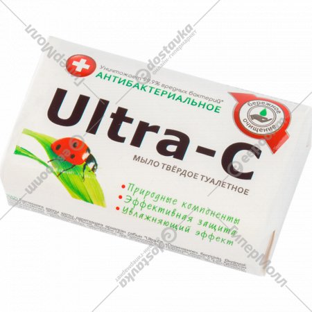 Мыло туалетное «Эфко» Ultra-C, антибактериальное, 90 г
