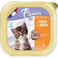 Корм для котят «Plaisir» паштет из курицы, 32х100 г