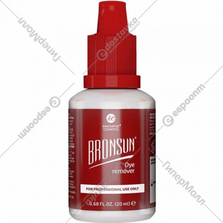 Средство для удаления краски с кожи «Bronsun» Dye remover, BR-2002, 20 мл