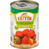 Клубника консервированная Lutik в сиропе, 410 г