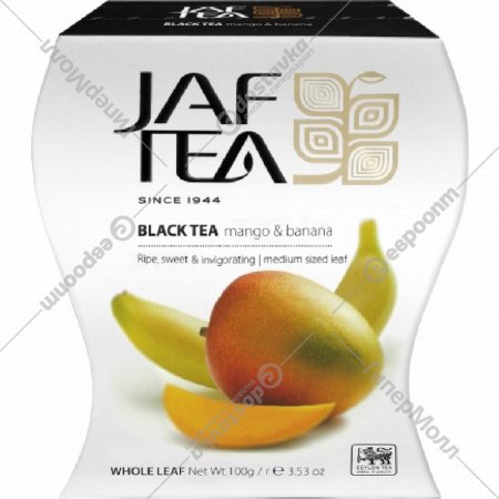 Чай черный «Jaf Tea» Mango & Banana, 100 г.
