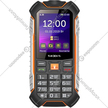 Мобильный телефон «Texet» TM-530R, черный