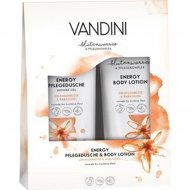 Подарочный набор «Vandini» Energy Duo, гель для душа+лосьон, 200+200 мл
