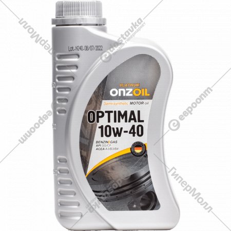Масло моторное «Onzoil» Optimal 10W-40, 0.9 л