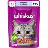 Корм для кошек «Whiskas» Рагу с форелью и лососем, 75 г