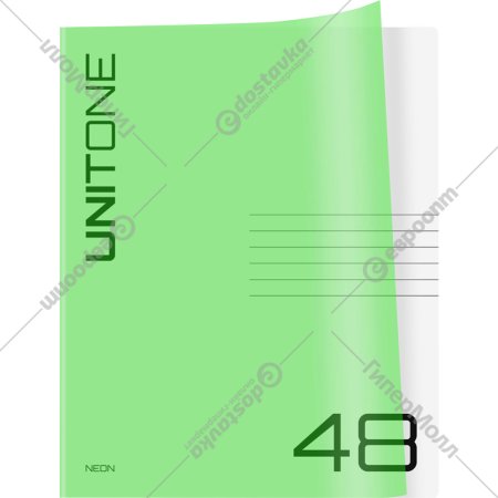 Тетрадь «BG» UniTone.Neon, Т5ск48_пл 12471, А5, 48 листов