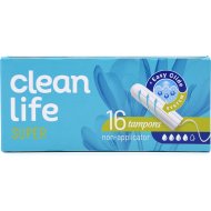 Тампоны гигиенические Clean life Super, 16 шт