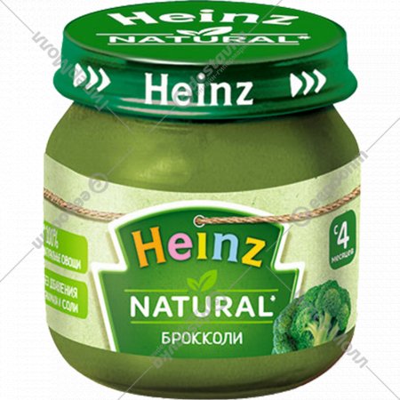 Пюре овощное «Heinz» брокколи, 80 г