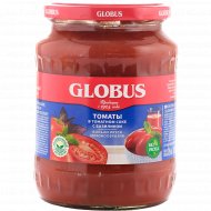 Томаты консервированные «Globus» в томатном соке с базиликом, 720 мл