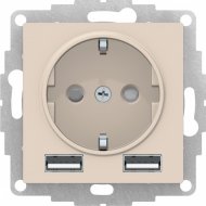 Розетка + USB «Schneider Electric» AtlasDesign, ATN000230