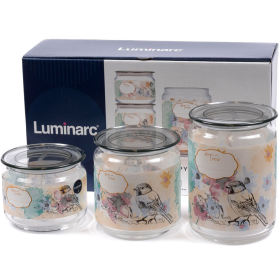Набор банок «Luminarc» Happy Bird, P9217, 3 шт