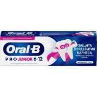 Паста зубная детская Oral-B Pro-Junior, мягкий вкус, 75 мл