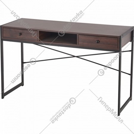 Письменный стол «Halmar» B46, V-CH-B/46, орех/черный