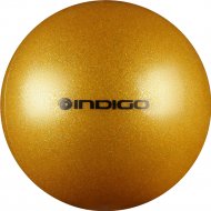Мяч гимнастический «Indigo» IN119, золотой с блестками