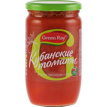 Томаты «Green Ray» в томатном соке, 680 мл