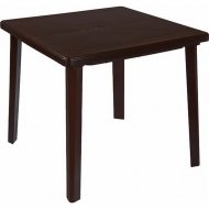 Стол «Стандарт Пластик Групп» квадратный, шоколадный, 800х800х710 мм