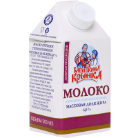 

Молоко стер.ТБА"БАБ.КРЫНКА"(6%)0,5л