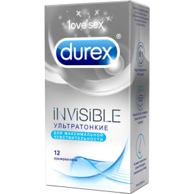 Пре­зер­ва­ти­вы «Durex» Invisible, №12