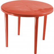 Стол «Стандарт Пластик Групп» круглый, красный, 900 мм