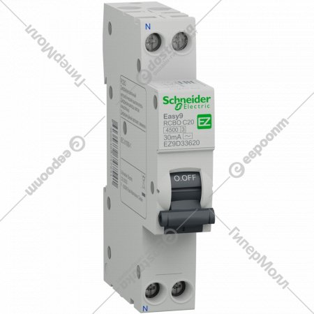 Дифференциальный автомат «Schneider Electric» Easy9, EZ9D33620