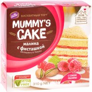 Торт бисквитный «Konti» Mummy's cake, малина с фисташкой, 310 г