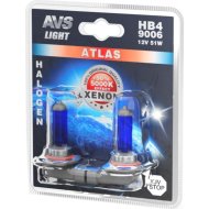 Автомобильная лампа «AVS» Atlas BL/5000К/HB4/9006.12V.55W, A78573S, 2 шт