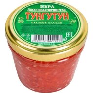 Икра лососевая кеты Тунгутун зернистая, 90 г