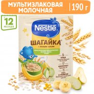 Каша молочная «Nestle» 5 злаков, яблоко-банан-груша, 190 г