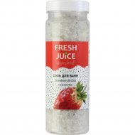 Соль для ванн «Fresh Juice» Superfood, Strawberry & Chia, 700 г
