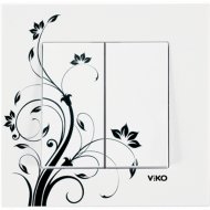 Выключатель «Viko» Karre style, Цветок, 90960952