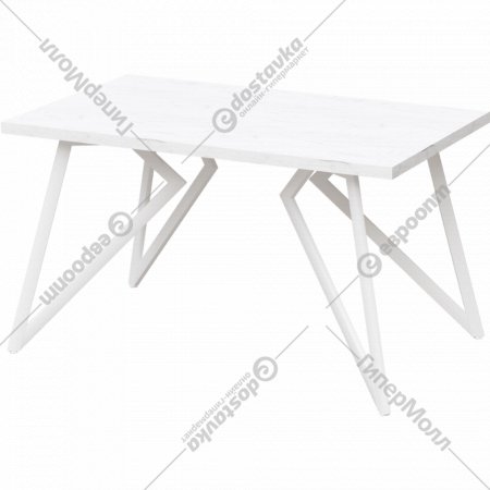 Обеденный стол «Millwood» Женева 18 мм, ЛДСП белый/белый, 120х70х75 см