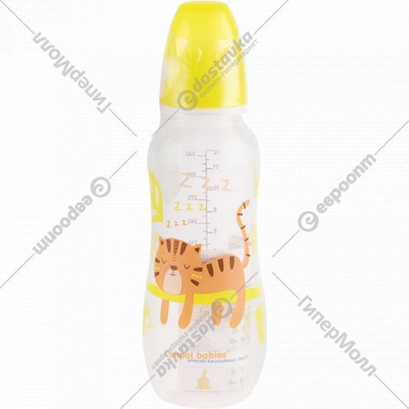 Бутылочка для кормления «Canpol Babies» желтая, 330 мл, арт. 59/205